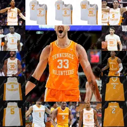 Tennessee Volunteers Basketball Jersey Kennedy Chandler Santiago Vescovi Zakai Zeigler Olivier Nkamhoua John Fulkerson Uros Plavsic Justin P