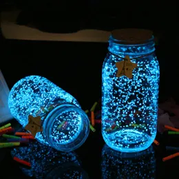 10g party diy fluorescent super luminous particles glow pigment shiny gravel night sand shining in dark sand powder