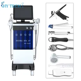 Portable 8in1 Hydrafacial Annat sk￶nhetsutrustning Aqua Peel Smart Ice Blue RF RadioFrequency Skin Scrubber Hydra Dermabrasion Hydro Facial Care Beauty Machine