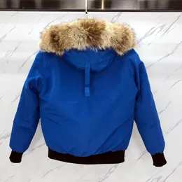メンズダウンジャケット冬コートパーカーアウター保護風力発電ファッションウォームコートと毛皮を維持します。