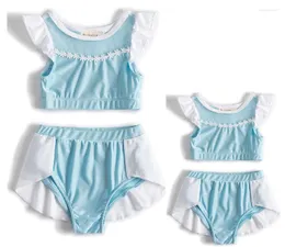 Kadın Mayo 1-10y Toddler Bebek Kız Mayo Tek Parça Çocuk Yüzen Kıyafetler Yüksek Kaliteli Çocuklar Plaj Giyim Prenses