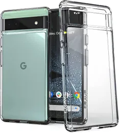 For Google 7 7Pro Phone Cases Shockproof Clear Soft TPU Mobile Covers Compatible with Google Pixel 6A Pro