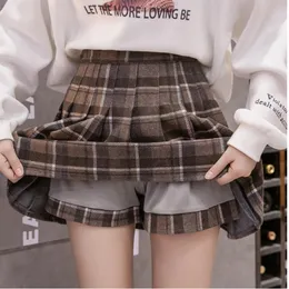 Autumnwinter Skirt Female Hairy 100 College College Highwaisted Fashion Big Size Aword Beautiful 220818