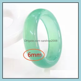 Band ringar naturliga agatringar par modeller män och kvinnor spelare chalcedony green jade drop leverans 2021 smycken carshop2006 dhoch