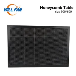 Will Fan Honeycomb Working Table 900x600mm Customizable Size Board Platform Laser Parts For CNC 9060 Co2 Laser Engraving Machine