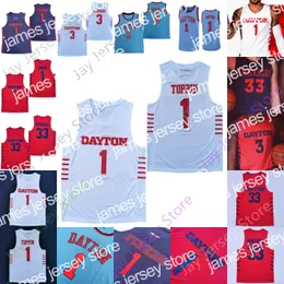 2022 Dayton Flyers Basketball Jersey College Obi Toppin Elijah Weaver Toumani Camara Elvis R.J. Blakney Koby Brea Mustapha Amzil Malachi Smith