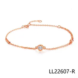 Catena del regalo dei monili delle donne di modo del braccialetto del braccialetto della corda rossa d'argento del progettista Ll22607