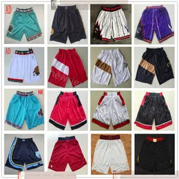 Shorts de basquete costurados homens usam calças de faculdade curtas brancas preto azul vermelho verde roxo shorts esportivos roxos