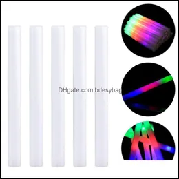 Party Decoration 10pcs Colorf LED Fluorescerande Sticks Concert Glow Practical Light Stick Drop Delivery 2021 Home Garden Festi Bdesybag DHVPM