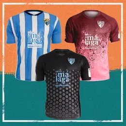 22/23 Jerseys de futebol de Málaga 2022 Malaguista jcastro Ontiveros Juanpi Maillots de Foot Shirt Santos Adrian Football Uniform