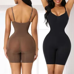 Kvinnor Shapers Body Shapewear midja Trainer Bodysuit Slimming Underwear Belly Mante Colombian Reducing Girdles BodyShaper S-3XL