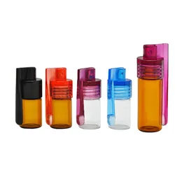 MIMI Portable Tobacco Box Borsa da viaggio PILLE Glass Bottle Medicina Case Cutter Cutter Contenitore per il tubo da fumo di erba secca tacca