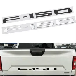 3D ABS F-150 Letter Badge Car Rear Trunk Groove Tailgate Emblem Sticker For Ford F150 2018-2019 Pickup Truck234B