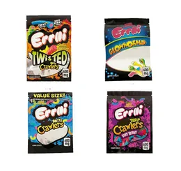 420 Errlli Edibles Упаковка Mylar Bags для Gummi Brite упаковочный пакет терп