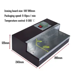 Beijamei manuell film strykmaskin tredimensionell kosmetisk poker te förpackning film laminering inpackning maskiner 5-10 st / min