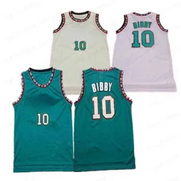 Винтаж Mike 10 Bibby Jersey 3 Абдур-Рахим Мужчины сшивали майки Mike 10 Bibby Basketball