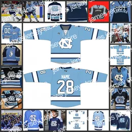 22 NCAA Custom UNC North Carolina Tar Heels 스티치 하키 저지 20 Britt Schlatmann 21 Eva Smolenaars 22 Jasmina Smolenaars 24 Brooke Behan