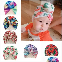 Caps Hats Europe Spädbarn Baby Boys Girls Hat Donut Headwear Child Toddler Kids Beanies Turban Babies Colorf 9 Colors 15145 Dr Mxhome DHFKI