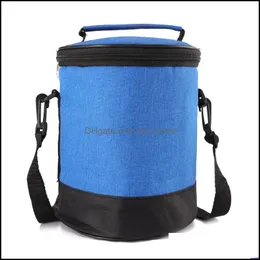 Set di stoviglie Muti-Funtiion Lunch Bag Panno Oxford Impermeabile Fashion Cooler Storage Pinic Bbq Drop Delivery 2021 Home Garde Mxhome Dhc4U