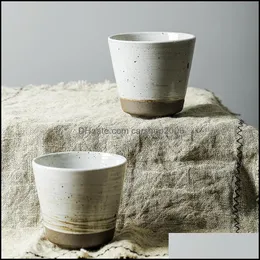 Muggar Ceramic Cup 230 ml Japanese Tea Coffee Mug Y Cups Teacup Master Container Drinkware Teaware Decor Crafts Gift Drop de Carshop2006 DH7LO
