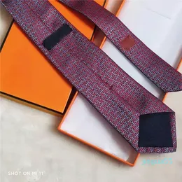 Designer homens pescoço laços de moda masculino gravata de seda masculina Jacquard yarn tinged Cocondies padrão