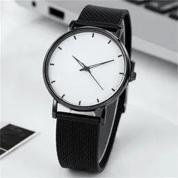 Wristwatches Fashion Men Mesh Strap Ultra-Shin Watch Watch Clock Montre Pour Homme Original Automatiquewristwatches WristwatchesWristwatc