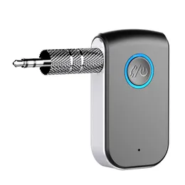 bluetooth5.0 Car Adapter A16 Bluetooth Receiver AUX Portable Wireless Audio Adapters 3.5mm Aux with Microphone