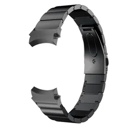 Dla Samsung Galaxy Watch 4 5 Band 40 mm 44 mm/galaxy zegarek 4 klasyczny 46 mm 42 mm/5 pro 45mm bez szczeliny Pasek stalowy Bransoletka 220819