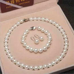 Bracelet Bangle Designer Mother Gift Fashion Classic Personality Wild Natural Shell Pearl Necklace Bride Suit Wholesale Jewelry Sets Parure Bijoux Femme