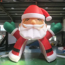 Free Air Ship Outdoor Activities Custom Made Santa Claus Inflatable Tunnel Dome Tent for Sale