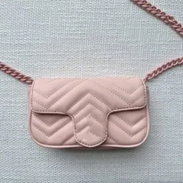 Rosa Mini Schulterrucksack Taille Umhängetasche Damentasche Designertaschen klein süß
