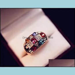 Band Rings Engagement Fashion Imitation Symphony Luxury Noble Ring Female Models Factory Direct Crystal Drop Delivery 2021 Carshop2006 Dhfar