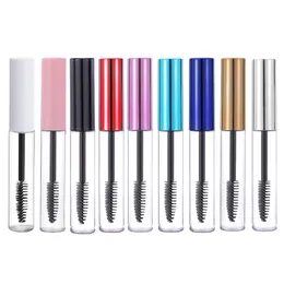 10ml Empty Eyelashes Tube Vials plastic Bottle Tool Fashion For Castor Oil DIY Mascara serum Container Set wholesale cosmetic packaging