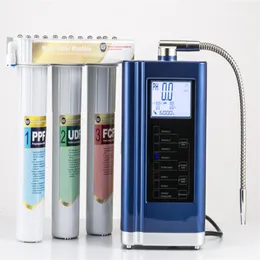 Новейшая щелочная вода ионизаторная ионизаторная ионизаторные фильтры для воды отображают температуру Интеллектуальную голосовую систему 110-240 В 3 цвета 288A