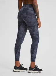 Neu mit Etikett L-121 Sport-Yoga-Leggings für Damen, sexy Blumendruck, Hüfte, Push-Up, knöchellange Hose, Damen, elastische hohe Taille, schnell trocknend, dünne Laufhose