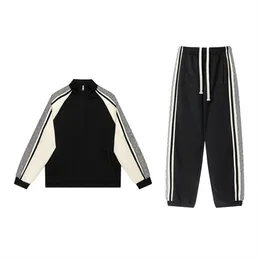 Moda wysokiej jakości nowi projektanci TrackSuits Men Men Bluz Bluzy garnitury Kurtki z długim rękawem Slim Print European European Plus Size Hawaje Bluies Sportsła sportowa