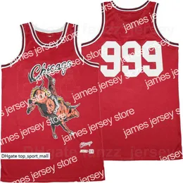 24 мужчины 999 Moive Basketball Jersey Vintage BR Remix Juice Wrld x Retro Sports Pure Cotton Hip Hop Unifor