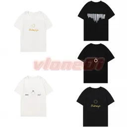 Camisetas blancas y negras de verano para mujer, camisetas casuales de manga corta para hombre, ropa de cuello redondo, talla asiática S-2XL