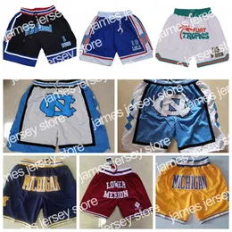 24 Basquete apenas shorts Don esportes use quincy mccall Lower Merion Flint Tropics Semi Jackie Moon Wolverines North Carolina Space Jam Tune