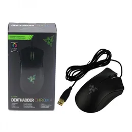 Не оригинальный Razer Deathadder Chroma USB Wired Optical Computer Gaming Mouse 10000DPI Оптический датчик мыши Razer Deathadder Gaming1829