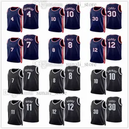 75th Basketball 10 Ben Simmons Jerseys 30 Seth Curry 2 Andre Drummond Kyrie Kevin 7 Durant Irving Joe Harris 12 Blake Griffin 2 Patty Mills