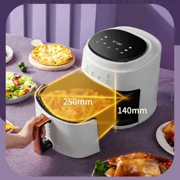 1400W Power Air Fryer ohne Öl Elektrische Airfryer 8L Fritteuse Touchscreen LED Digitale Küchengeräte zum Kochen T220819SNUY