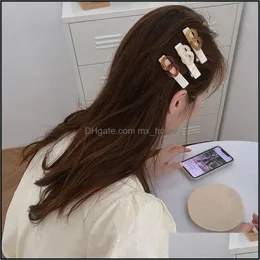 Acess￳rios para cabelos clipes de acr￭lico de moda para mulheres feitas artesanais barrettes de cabe￧a para meninas doces de cabelo doce mxhome d mxhome dhp3a