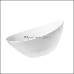 Bowls 1Pc Toughened Glass Bowl Creative Noodle Container Home Tableware Drop Delivery 2021 Garden Kitchen Dining Bar Dinnerwar Mxhome Dhy2T