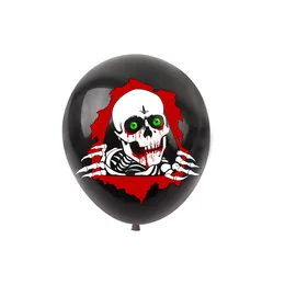 Event & Party Supplies Latex Horror Flag Festival Party Bloody Skull Balloons halloween atmosphere props