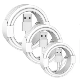 1m/3ft TPE USB typu C Kable ładujące dla Samsung Galaxy S20 S9 S8 Xiaomi Huawei Szybki ładunek Android Telefon komórkowy TEPE-C