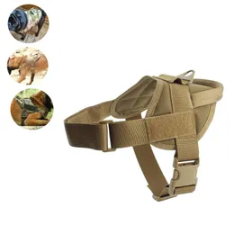 Jackets de caça Guia de treinamento de coletes táticos para cães de estimação de cães nylon nylon impermeável colmeira ajustável caça a vestes