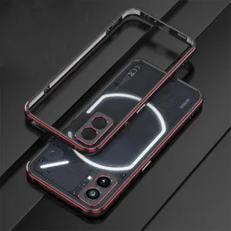 Metal Frame Cell Phone Cases For Nothing Phone 1 Camera Protective Aluminium Bumper Cover