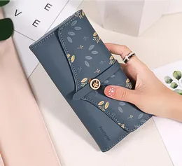 Designerinnen Frauen drucken langen Geldbörsen PU Leder Clutch Bags Card Fashion HaSp Lady Telefonmünze Geldbörse Multi -Funcito -Handtaschen Dokumente Passhalter