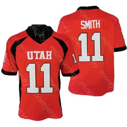 Shirts College Utah Utes Football Jersey Alex Smith Red Size S-3XL All Stitched Embroidery